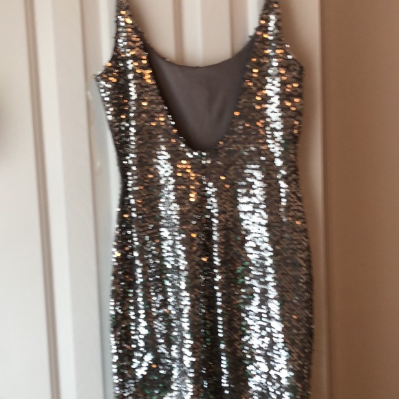sequined mini dress S - Picture 3 of 5